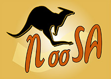 Logo etichetta birra artigianale 'Noosa'